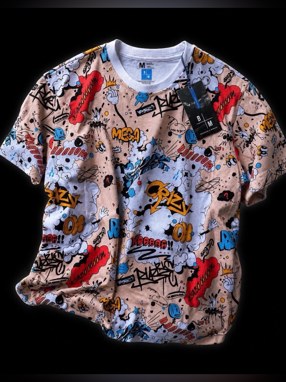 Bleecker & Mercer All-Over Print Tee - Size M - NWT